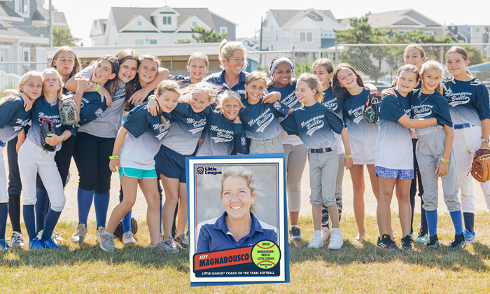 Joy Magnabousco Little League's National Softball Coach of the Year!!